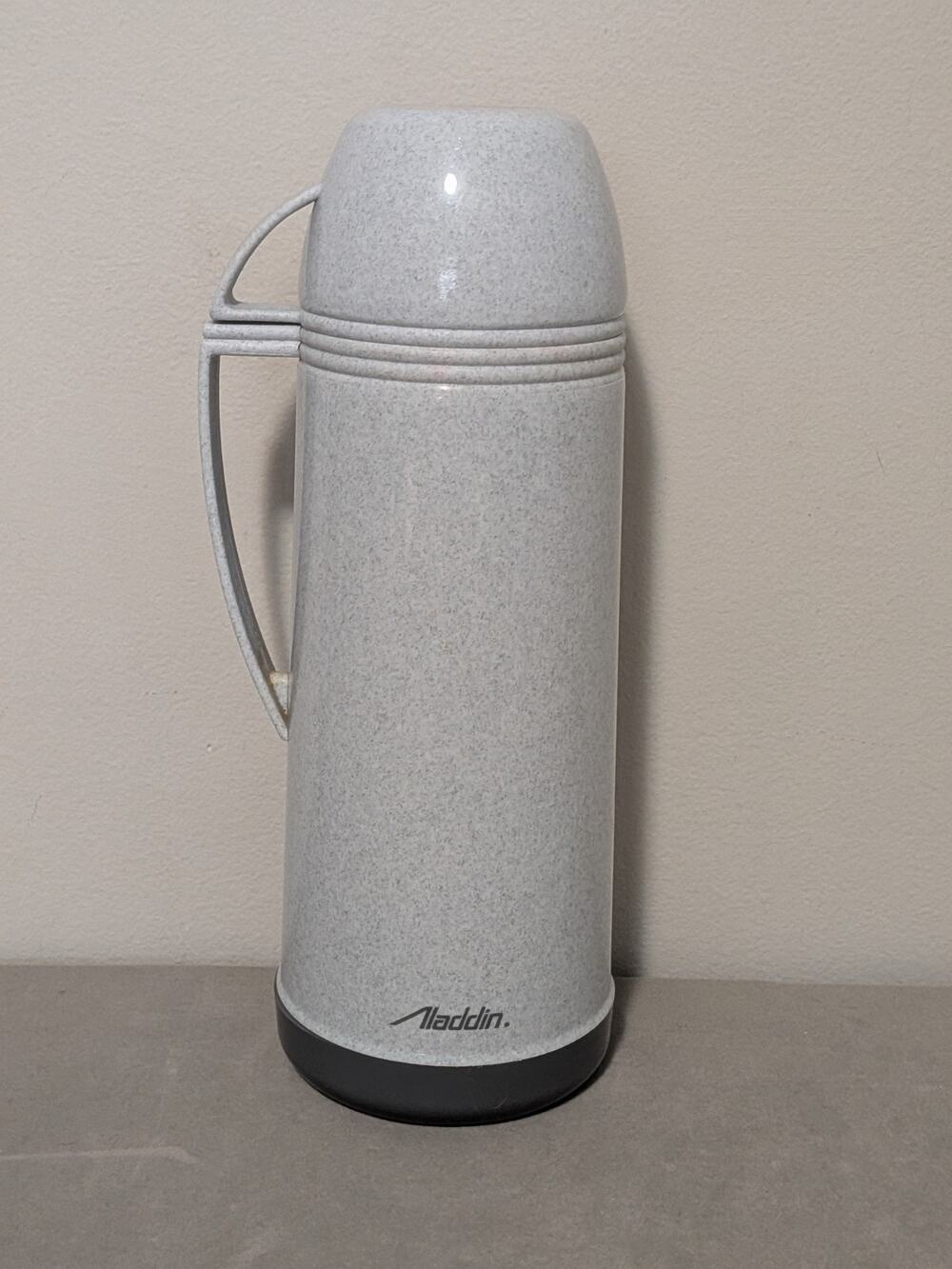 Vintage Aladdin Thermos W/ Twist On Cup Quart/ 950ml Filler #290 Vacuum Bottle